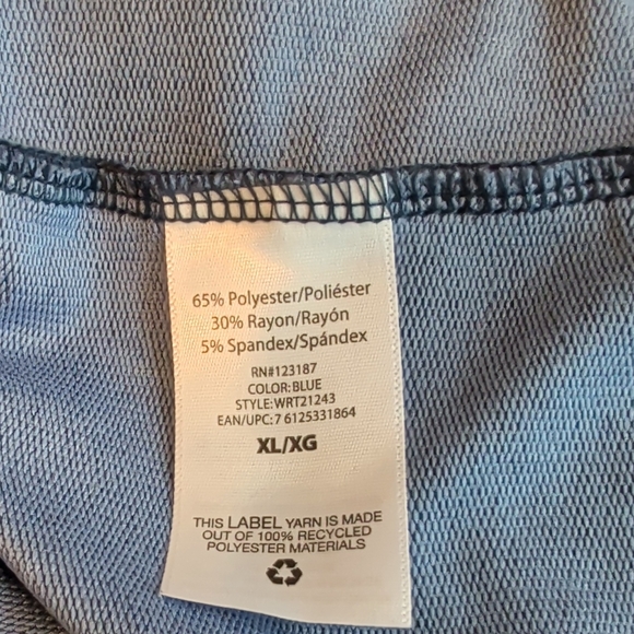 Lee Deep Blue Crew Neck Shirt Size XL - Picture 4 of 5